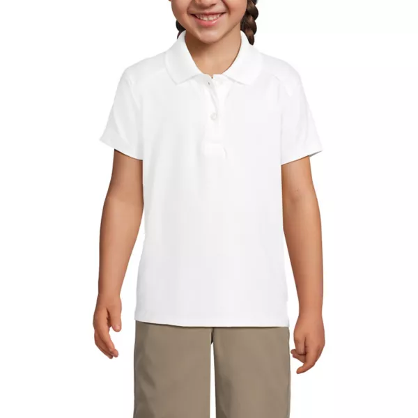 Детская поло с коротким рукавом для девочек 4-16 лет Lands' End, белый
Детская поло с коротким рукавом для девочек 4-16 лет Lands' End, белый