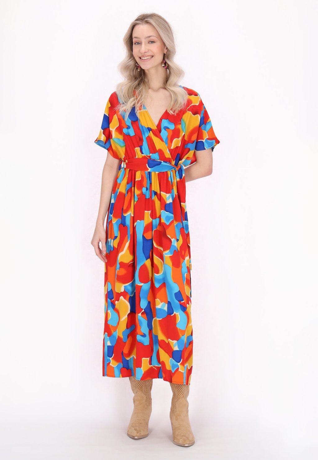 Повседневное платье IZIA, мультиколор 
Повседневное платье IZIA, мультиколор