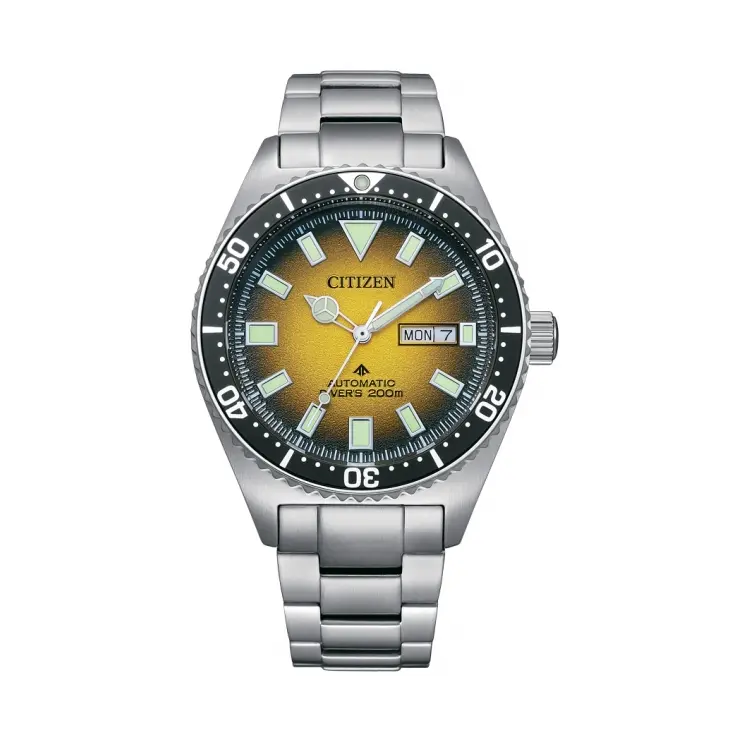 CITIZEN Часы PROMASTER Series Automatic Mechanical Movement Stainless Steel Strap Watch 41mm Men's Watch Yellow Watch Dial, Yellow Watch Dial
CITIZEN Часы PROMASTER Series Automatic Mechanical Movement Stainless Steel Strap Watch 41mm Men's Watch Yellow Watch Dial, Yellow Watch Dial