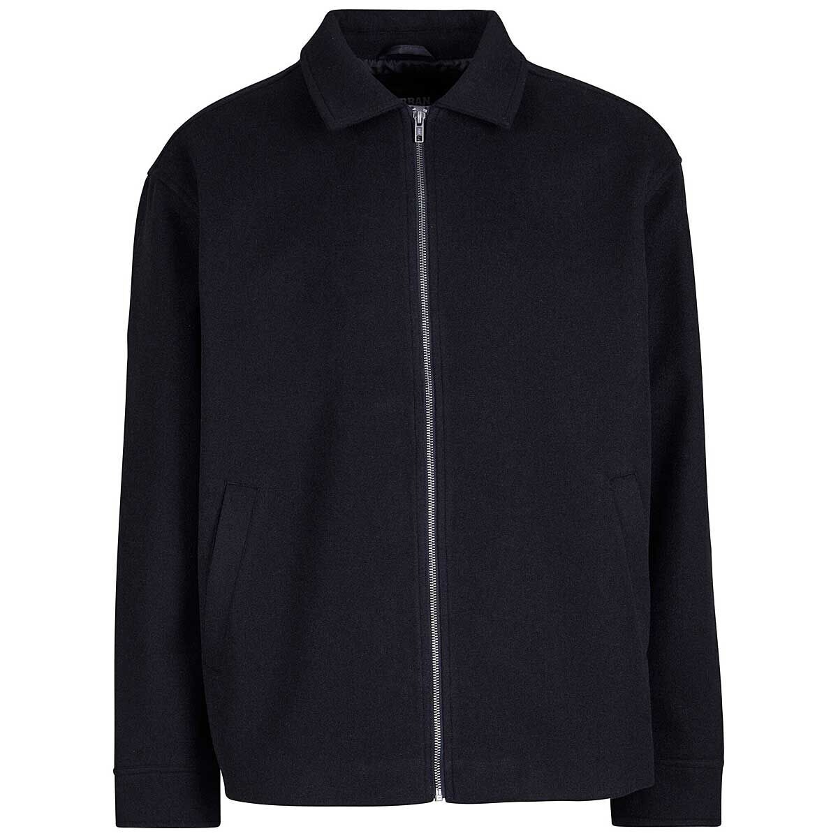 Базовый блузонный жакет Urban Classics, черный 
Базовый блузонный жакет Urban Classics, черный