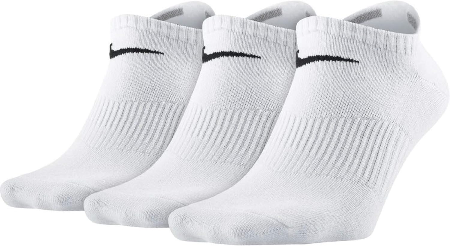 NIKE Men's Socks (3 Pack), White, Talla única, White
NIKE Men's Socks (3 Pack), White, Talla única, White