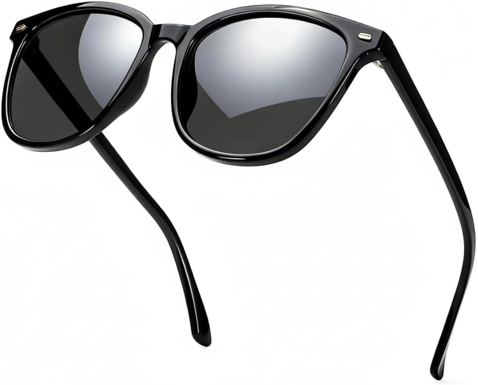 Солнцезащитные очки SIPHEW с зеркальными поляризованными линзами для женщин - дизайнерские квадратные пляжные очки большого размера с защитой от УФ-излучения UV400, A17-black Frame Grey Lens
Солнцезащитные очки SIPHEW с зеркальными поляризованными линзами для женщин - дизайнерские квадратные пляжные очки большого размера с защитой от УФ-излучения UV400, A17-black Frame Grey Lens