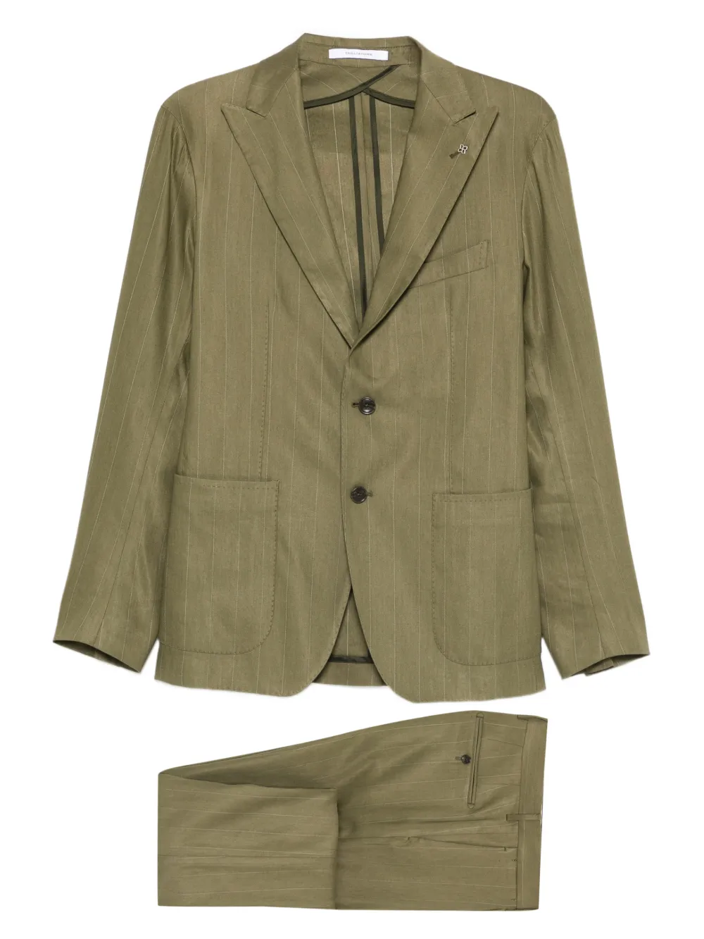 Костюм в тонкую полоску Tagliatore, зеленый
Костюм в тонкую полоску Tagliatore, зеленый