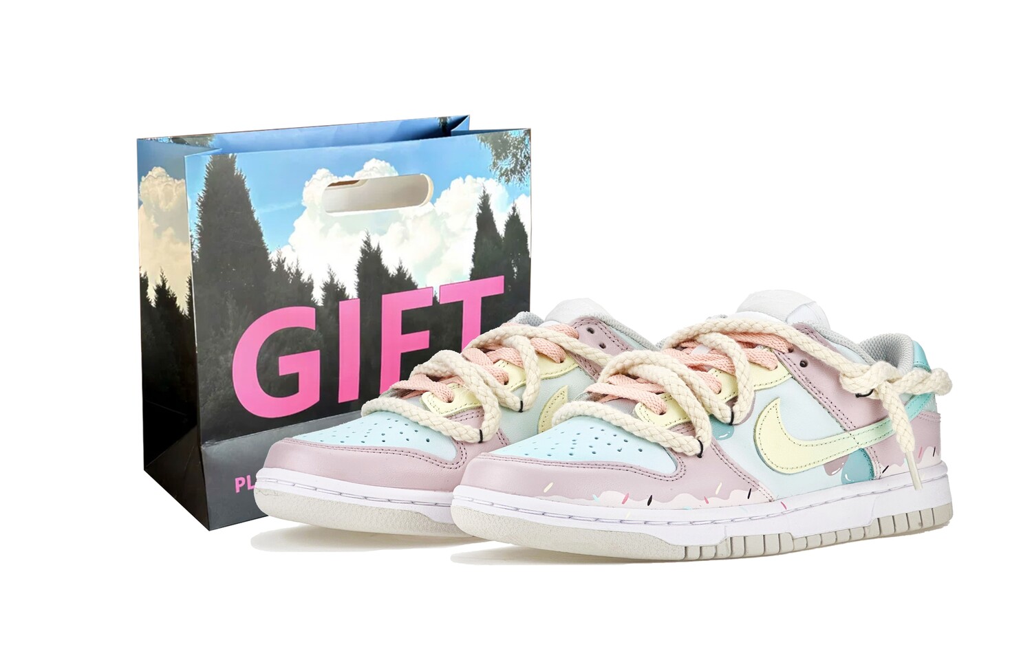 Кроссовки Nike Dunk Skateboarding Shoes Women's Low-top Yellow/Light Blue/Pink, светло-фиолетовый
Кроссовки Nike Dunk Skateboarding Shoes Women's Low-top Yellow/Light Blue/Pink, светло-фиолетовый