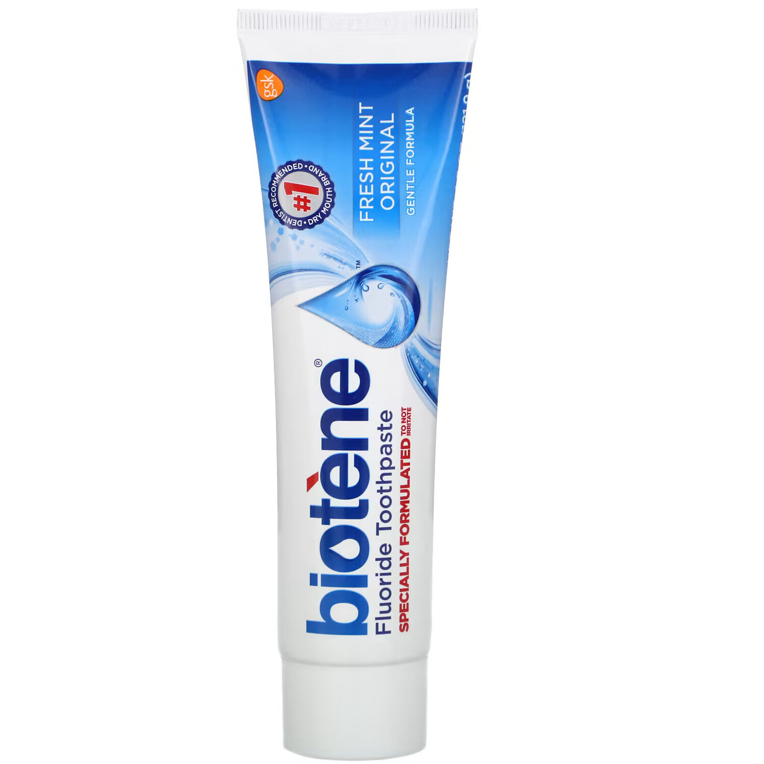 Biotene Dental Products, Паста с фтором, «Свежая мята», 121,9 г
Biotene Dental Products, Паста с фтором, «Свежая мята», 121,9 г