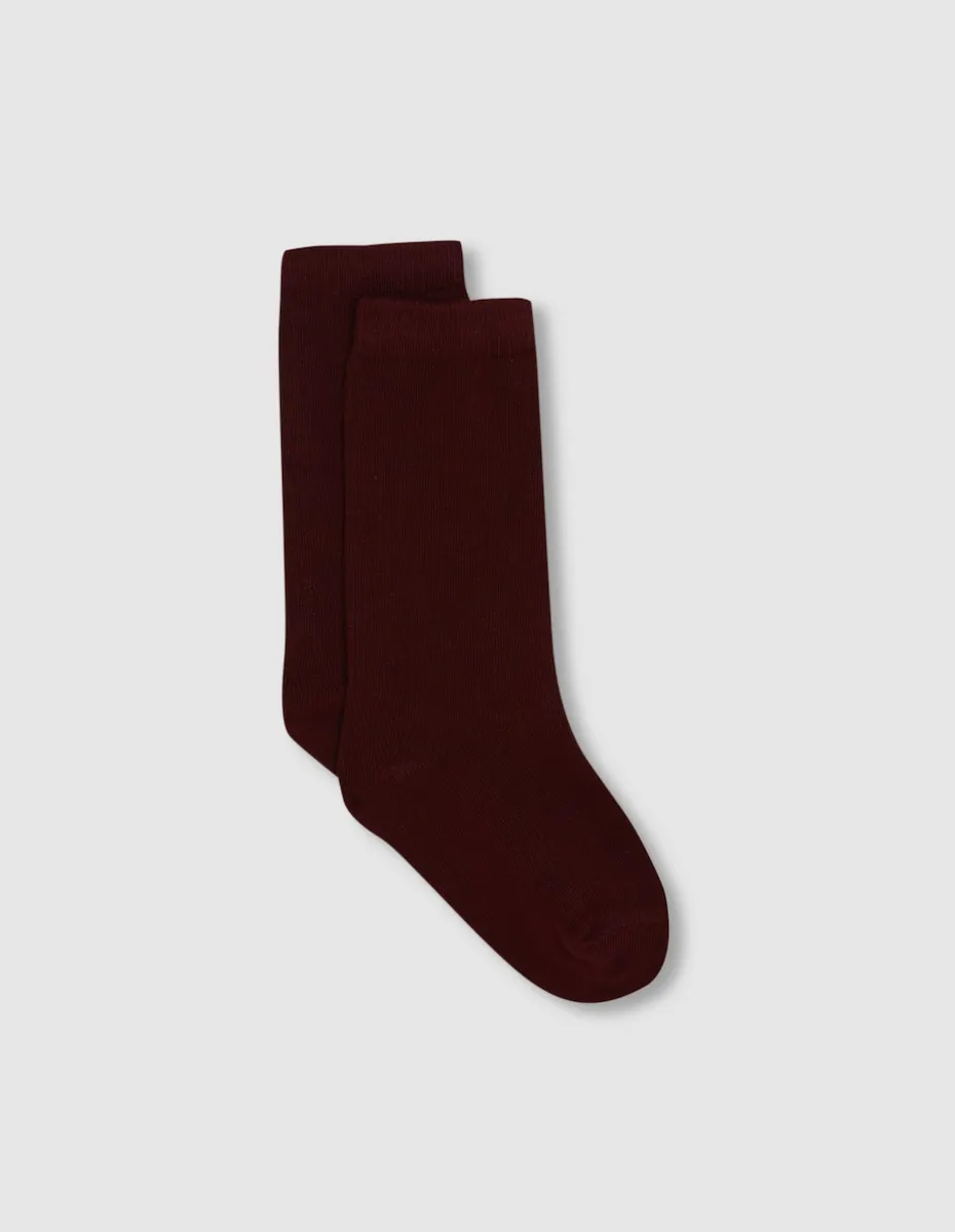 Длинные базовые носки для мальчиков Gocco, гранатовый
Длинные базовые носки для мальчиков Gocco, гранатовый