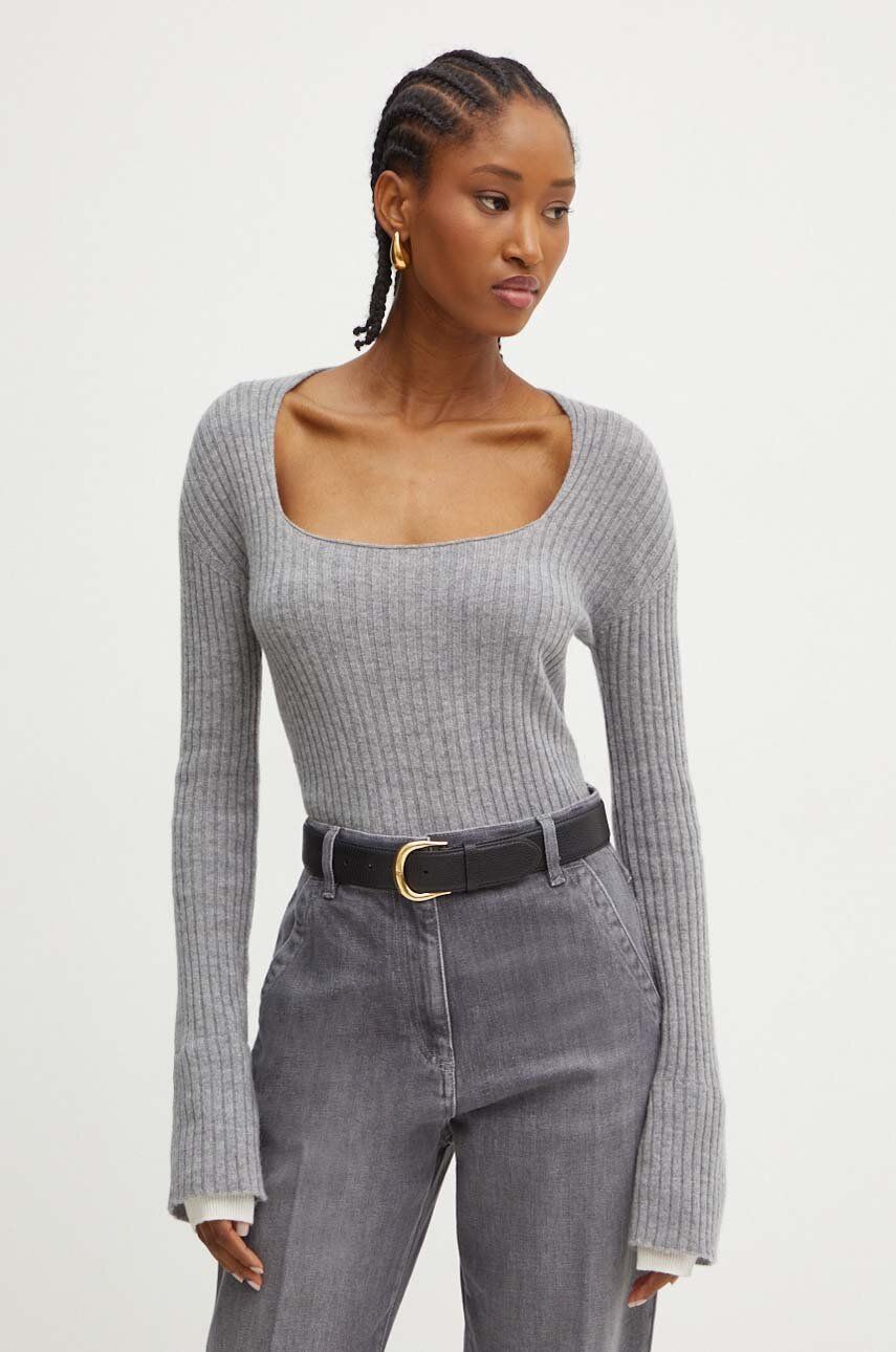 Шерстяной свитер Pinko, серый
Шерстяной свитер Pinko, серый