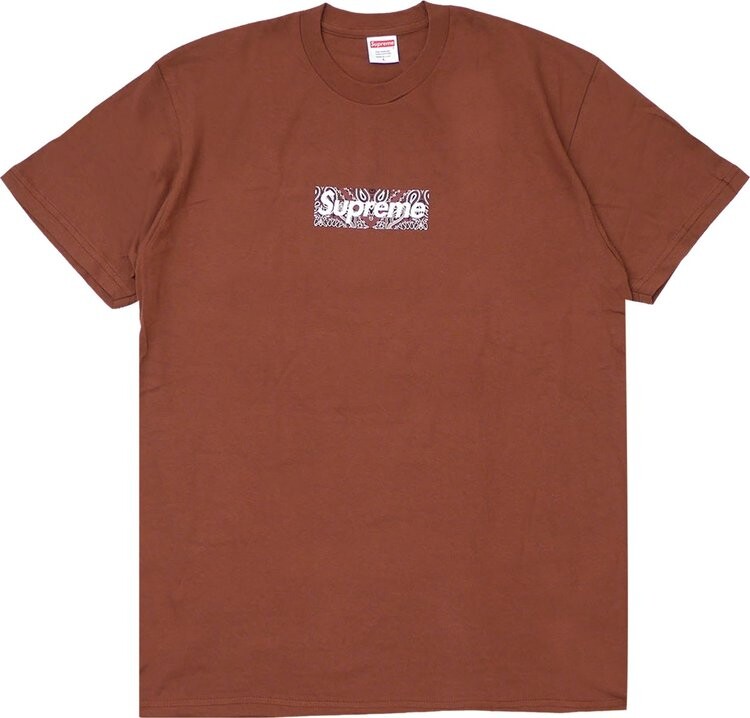 Футболка Supreme Bandana Box Logo Tee 'Brown', коричневый
Футболка Supreme Bandana Box Logo Tee 'Brown', коричневый