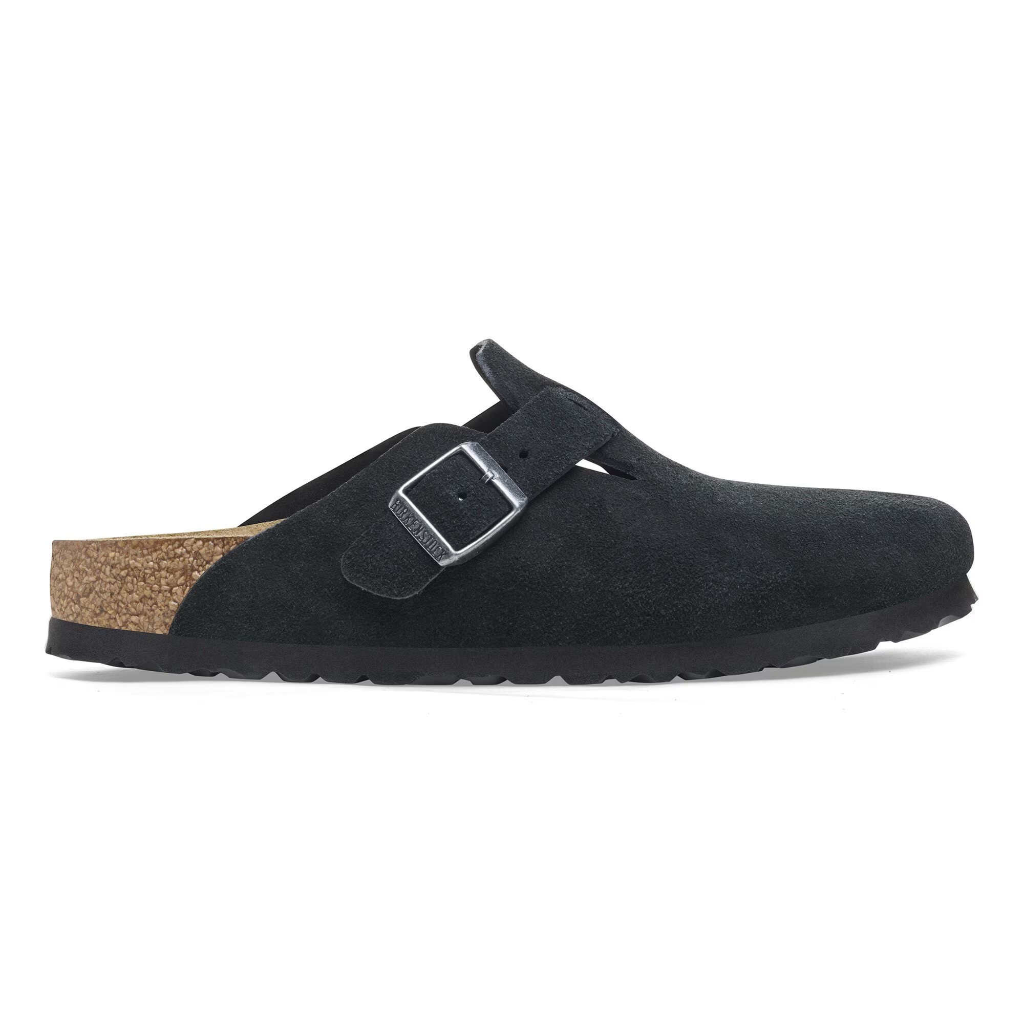 Сандалии-клоги Birkenstock Boston Suede Leather, черный
Сандалии-клоги Birkenstock Boston Suede Leather, черный