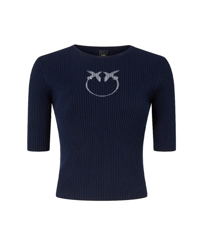 Трехцветный свитер Pinko, синий
Трехцветный свитер Pinko, синий