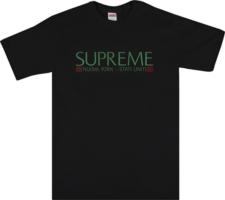 Футболка Supreme Nuova York Tee 'Black', черный
Футболка Supreme Nuova York Tee 'Black', черный