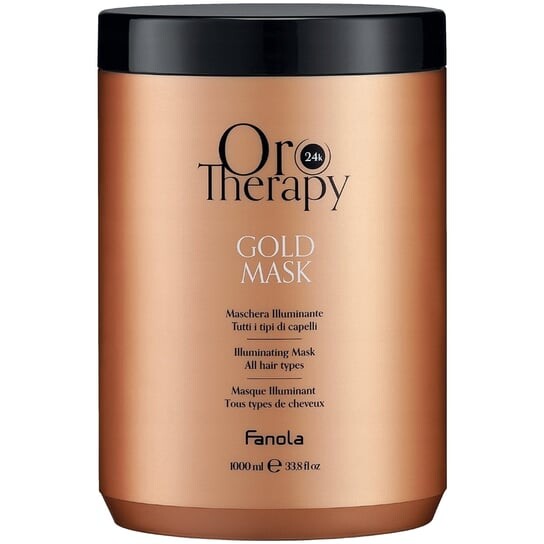 Питательная маска с коллоидным золотом, 1000 мл Fanola, Oro Therapy Gold Mask
Питательная маска с коллоидным золотом, 1000 мл Fanola, Oro Therapy Gold Mask
