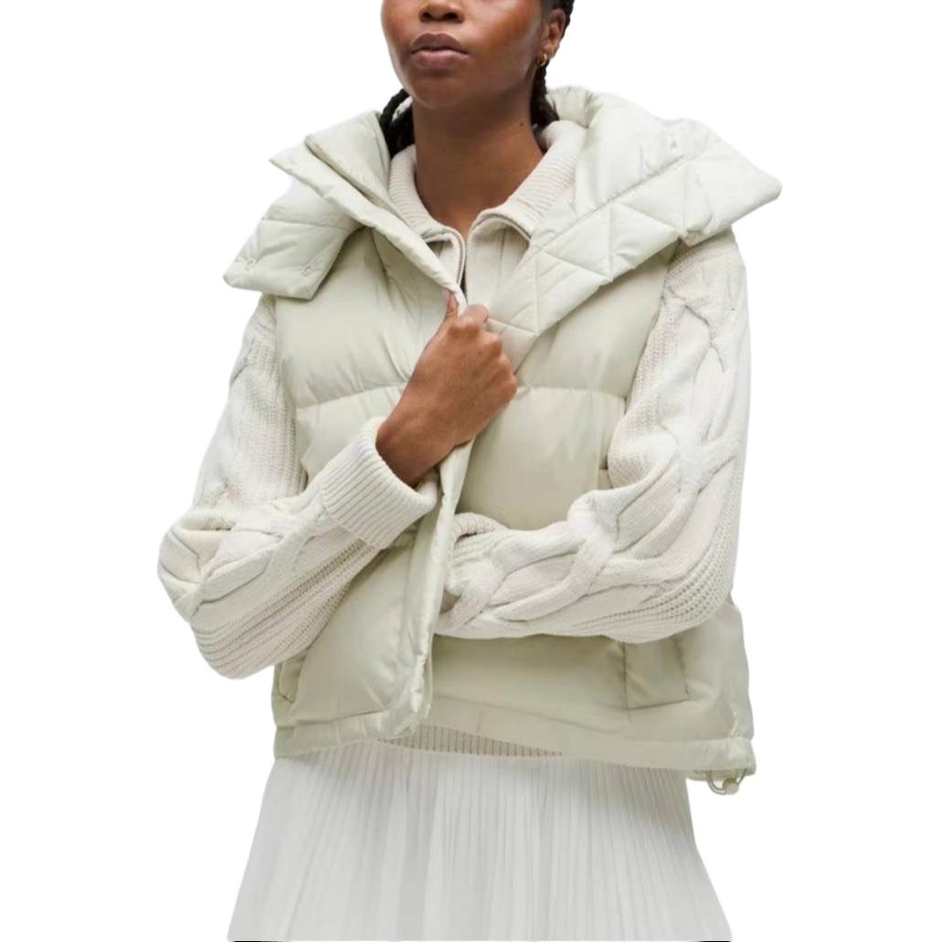 Lululemon Пуховая жилетка Wunder Puff Series для женщин, Bone White 
Lululemon Пуховая жилетка Wunder Puff Series для женщин, Bone White