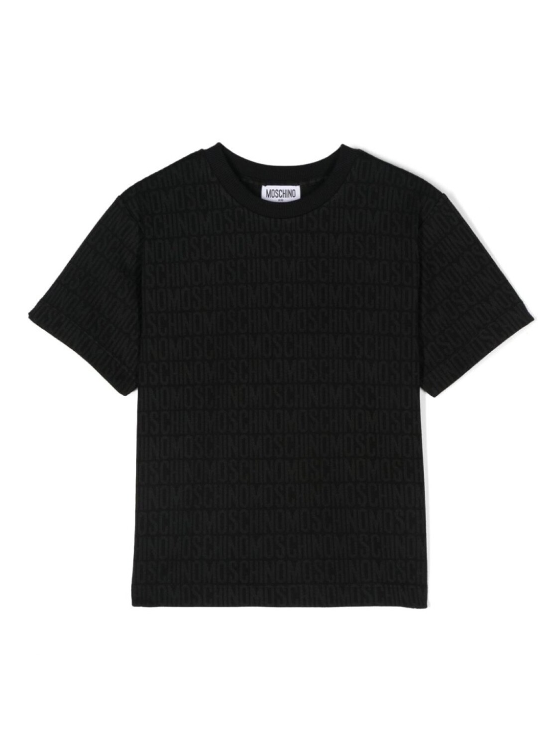 Moschino Kids футболка с логотипом-интарсией, черный
Moschino Kids футболка с логотипом-интарсией, черный