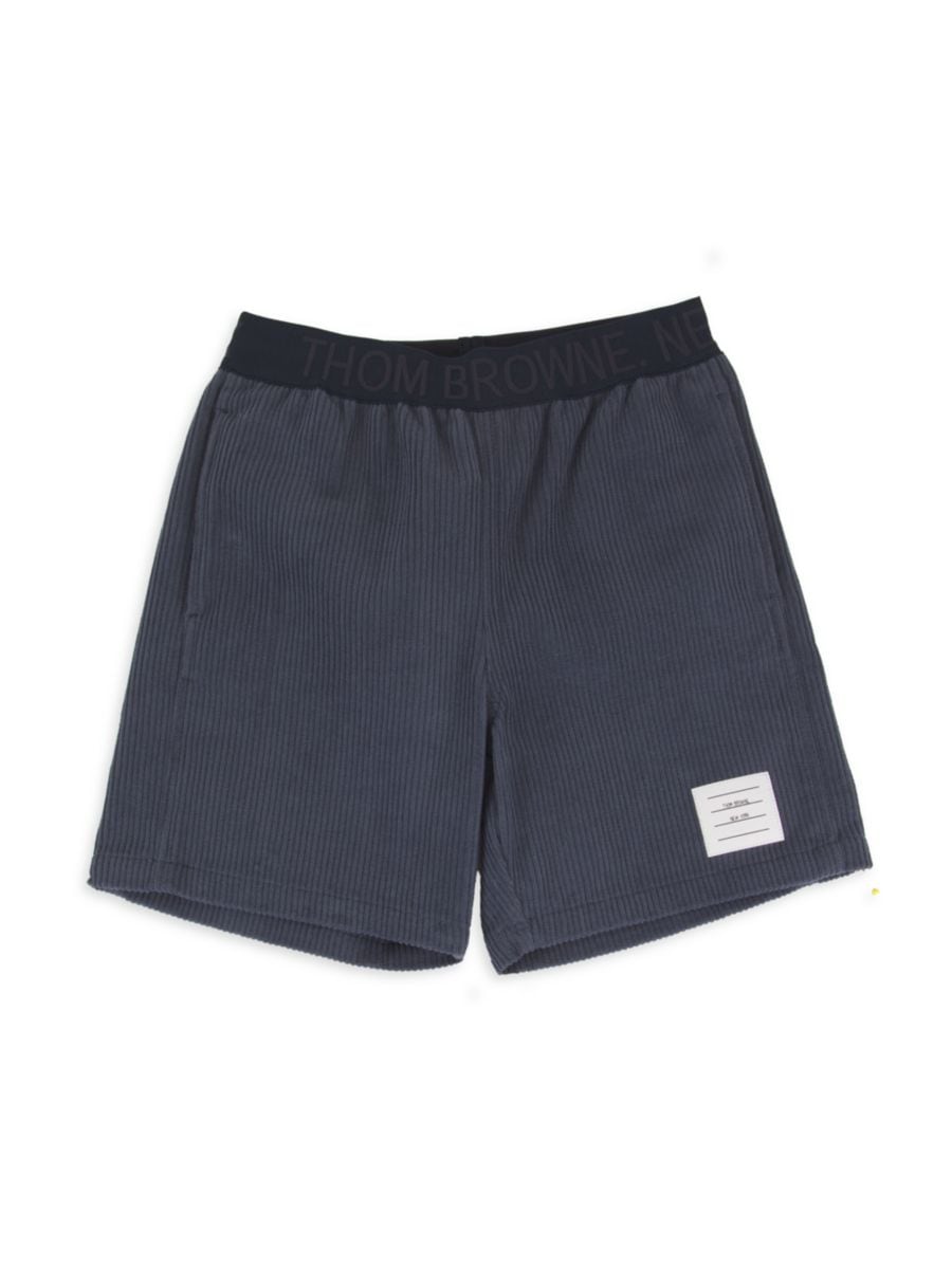 Вельветовые шорты для мальчиков и малышей Thom Browne, темно-синий
Вельветовые шорты для мальчиков и малышей Thom Browne, темно-синий