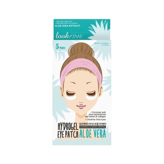 Патчи для глаз с алоэ, 10 шт. Look At Me, Hydrogel Eye Patch Aloe Vera
Патчи для глаз с алоэ, 10 шт. Look At Me, Hydrogel Eye Patch Aloe Vera