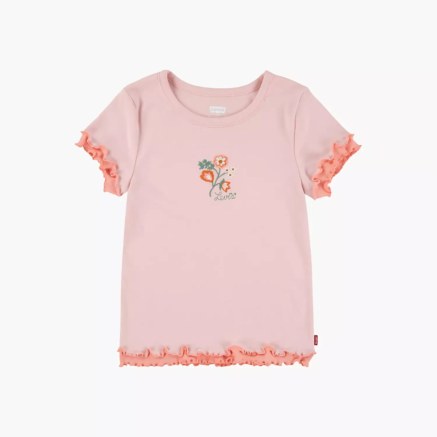 Вязаный топ с цветочной вышивкой для больших девочек S-XL Levi's, цвет English Rose - Pink 
Вязаный топ с цветочной вышивкой для больших девочек S-XL Levi's, цвет English Rose - Pink