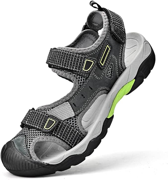 Мужские сандалии AQIXIDX для походов и вождения, повседневная спортивная обувь для пляжа, закрытый носок, дышащие, легкие, водонепроницаемые сандалии для лета, походов и путешествий на открытом воздухе, серый
Мужские сандалии AQIXIDX для походов и вождения, повседневная спортивная обувь для пляжа, закрытый носок, дышащие, легкие, водонепроницаемые сандалии для лета, походов и путешествий на открытом воздухе, серый