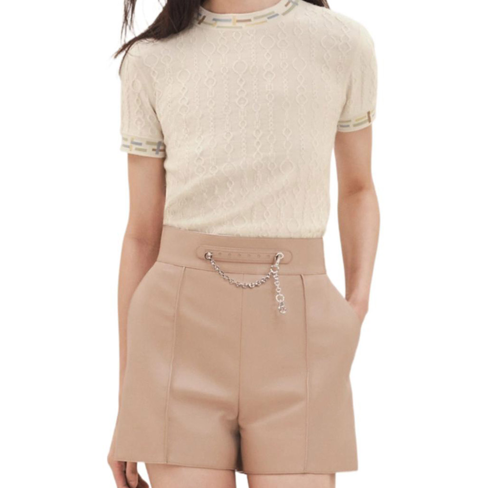 Женский топ цвета экрю HERMES
Женский топ цвета экрю HERMES