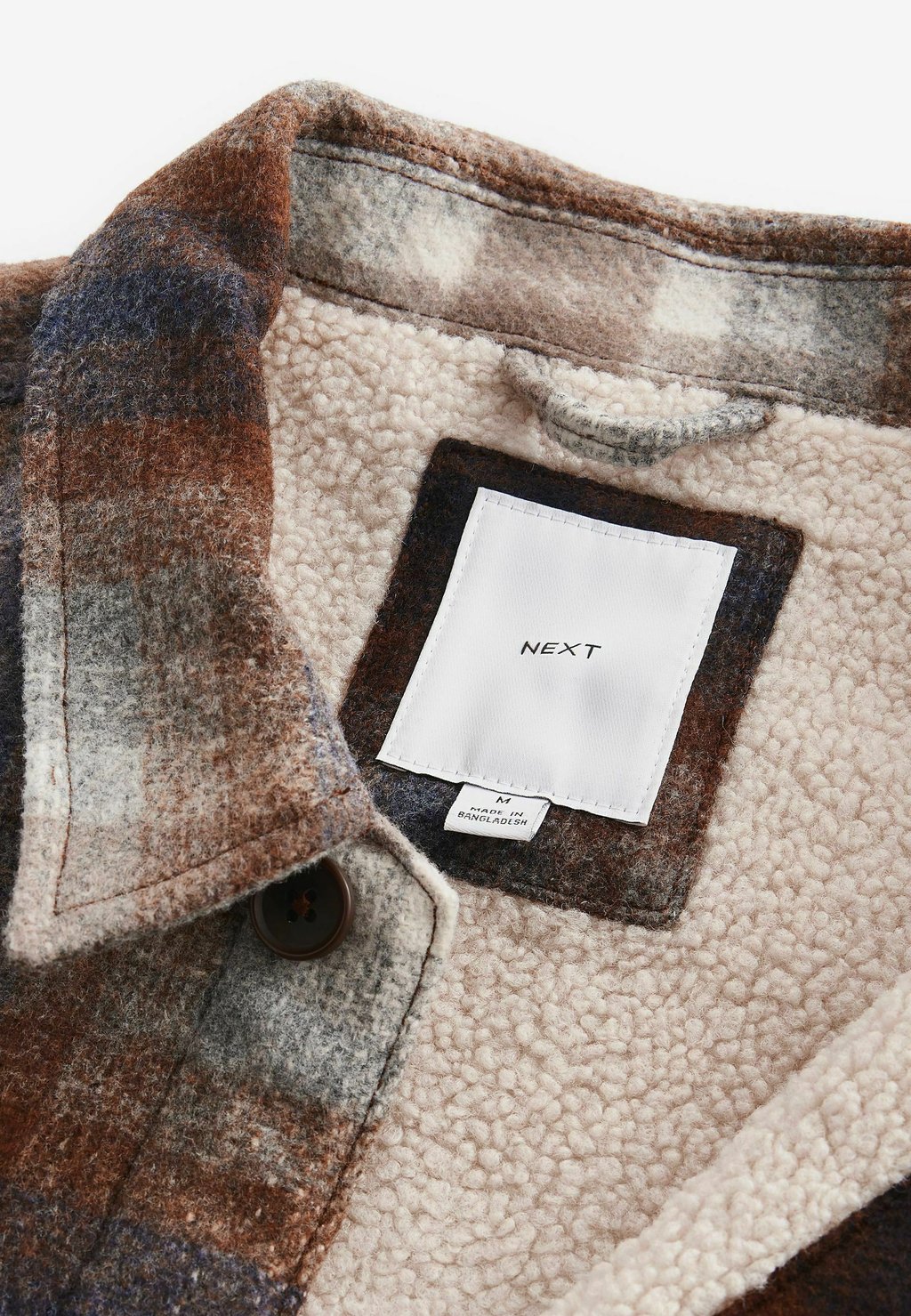 Летняя куртка CHECK BORG LINED REGULAR FIT Next, коричневый
Летняя куртка CHECK BORG LINED REGULAR FIT Next, коричневый