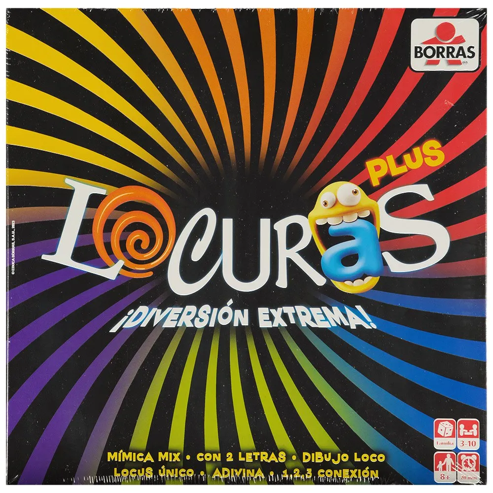 Детская настольная игра Educa Borras Locuras Plus, мультиколор
Детская настольная игра Educa Borras Locuras Plus, мультиколор
