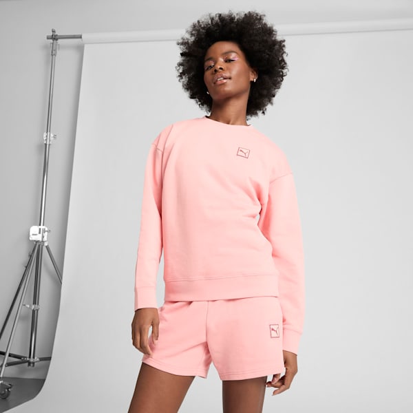 Женская комфортная толстовка Crew Puma Elevated Essentials, розовый
Женская комфортная толстовка Crew Puma Elevated Essentials, розовый