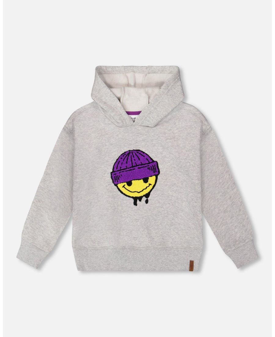 Детская флисовая толстовка с капюшоном для мальчика, светло-серый меланж - для малышей/детей Deux par Deux, Light heather gray
Детская флисовая толстовка с капюшоном для мальчика, светло-серый меланж - для малышей/детей Deux par Deux, Light heather gray
