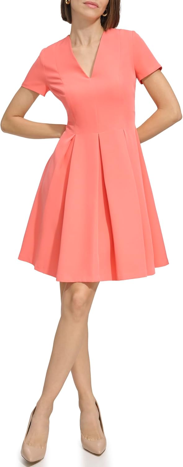 Женское мини-платье Tommy Hilfiger с короткими рукавами, V-образным вырезом и плиссированной юбкой, облегающее и расклешенное, Sherbet
Женское мини-платье Tommy Hilfiger с короткими рукавами, V-образным вырезом и плиссированной юбкой, облегающее и расклешенное, Sherbet