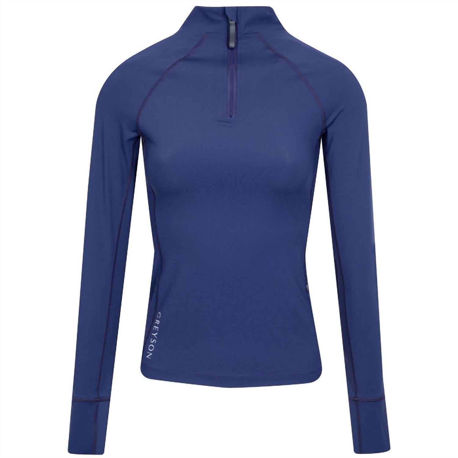 Greyson Clothiers Женский топ Soleil с высоким воротником, цвет «Полуночное небо»
Greyson Clothiers Женский топ Soleil с высоким воротником, цвет «Полуночное небо»