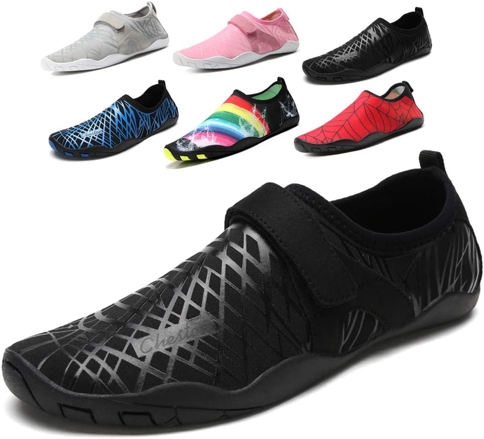 Мужские и женские быстросохнущие аква-туфли для плавания босиком Cheston, черный
Мужские и женские быстросохнущие аква-туфли для плавания босиком Cheston, черный