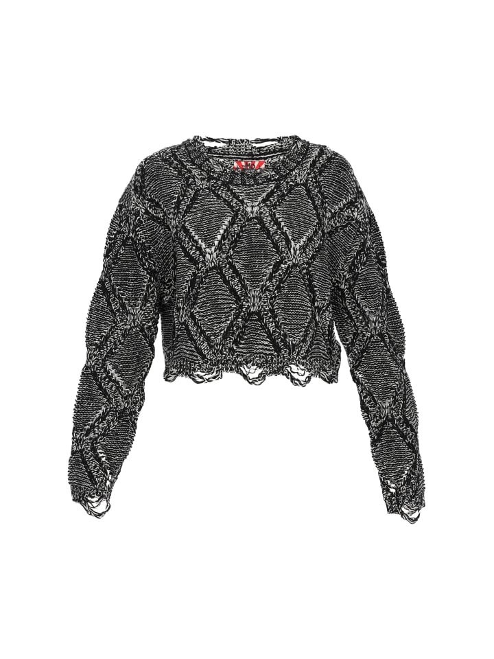 MyMo ROCKS Женский свитер черного цвета, кремового оттенка
MyMo ROCKS Женский свитер черного цвета, кремового оттенка