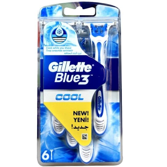 Бритвы Gillette Blue3 COOL 6 шт.
Бритвы Gillette Blue3 COOL 6 шт.