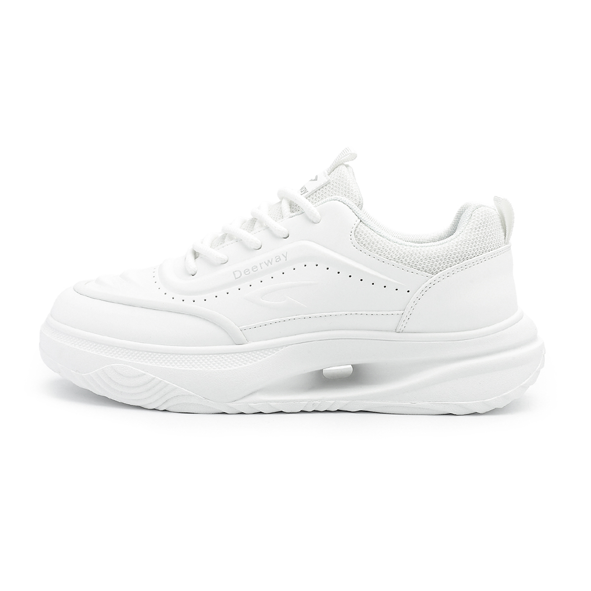 DEERWAY Увеличивающие рост, легкие, дышащие, нескользящие, низкие повседневные туфли, белые, мужские
DEERWAY Увеличивающие рост, легкие, дышащие, нескользящие, низкие повседневные туфли, белые, мужские