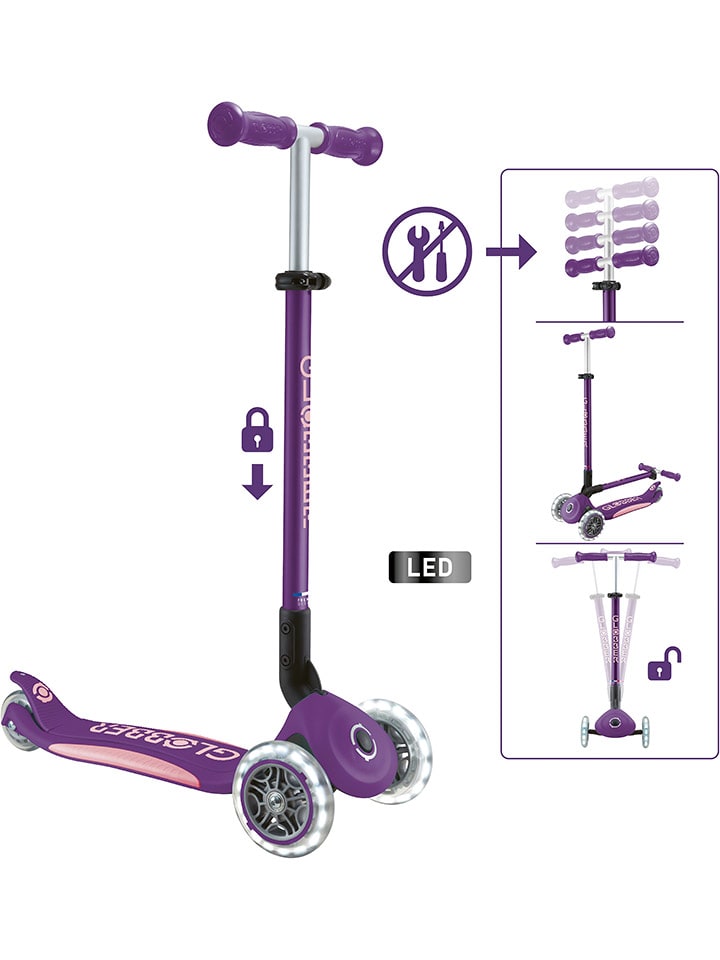GLOBBER Самокат "Globber primo foldable plus lights" фиолетового цвета - для детей от 3 лет
GLOBBER Самокат "Globber primo foldable plus lights" фиолетового цвета - для детей от 3 лет