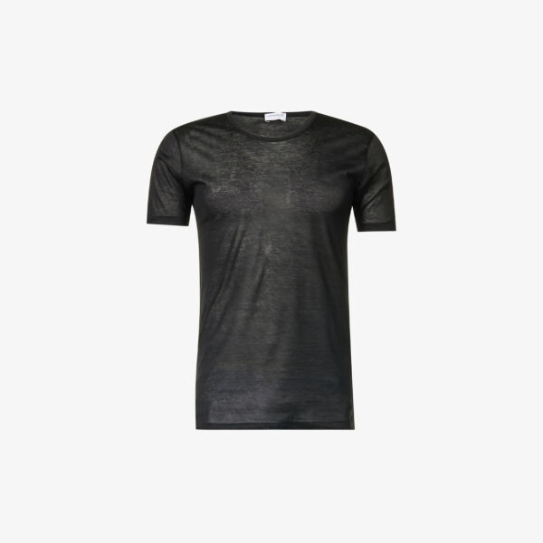 Футболка Royal Classic из полупрозрачного хлопкового джерси Zimmerli, черный
Футболка Royal Classic из полупрозрачного хлопкового джерси Zimmerli, черный