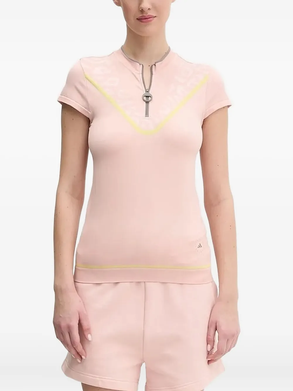 Топ Truenature Golf с леопардовым принтом и застежкой-молнией на воротнике adidas by Stella McCartney, розовый
Топ Truenature Golf с леопардовым принтом и застежкой-молнией на воротнике adidas by Stella McCartney, розовый