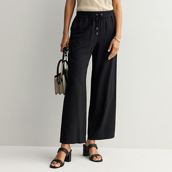 Женские брюки с завышенной талией и широкими штанинами Croft & Barrow, Mineral Black
Женские брюки с завышенной талией и широкими штанинами Croft & Barrow, Mineral Black