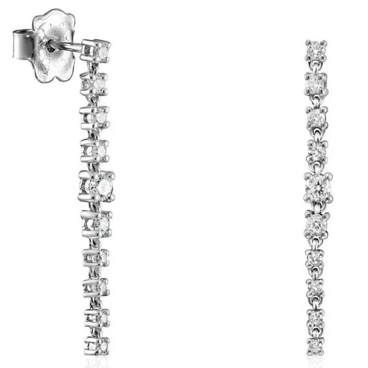 Серьги Tous Riviere Long, белое золото/бриллиант
Серьги Tous Riviere Long, белое золото/бриллиант