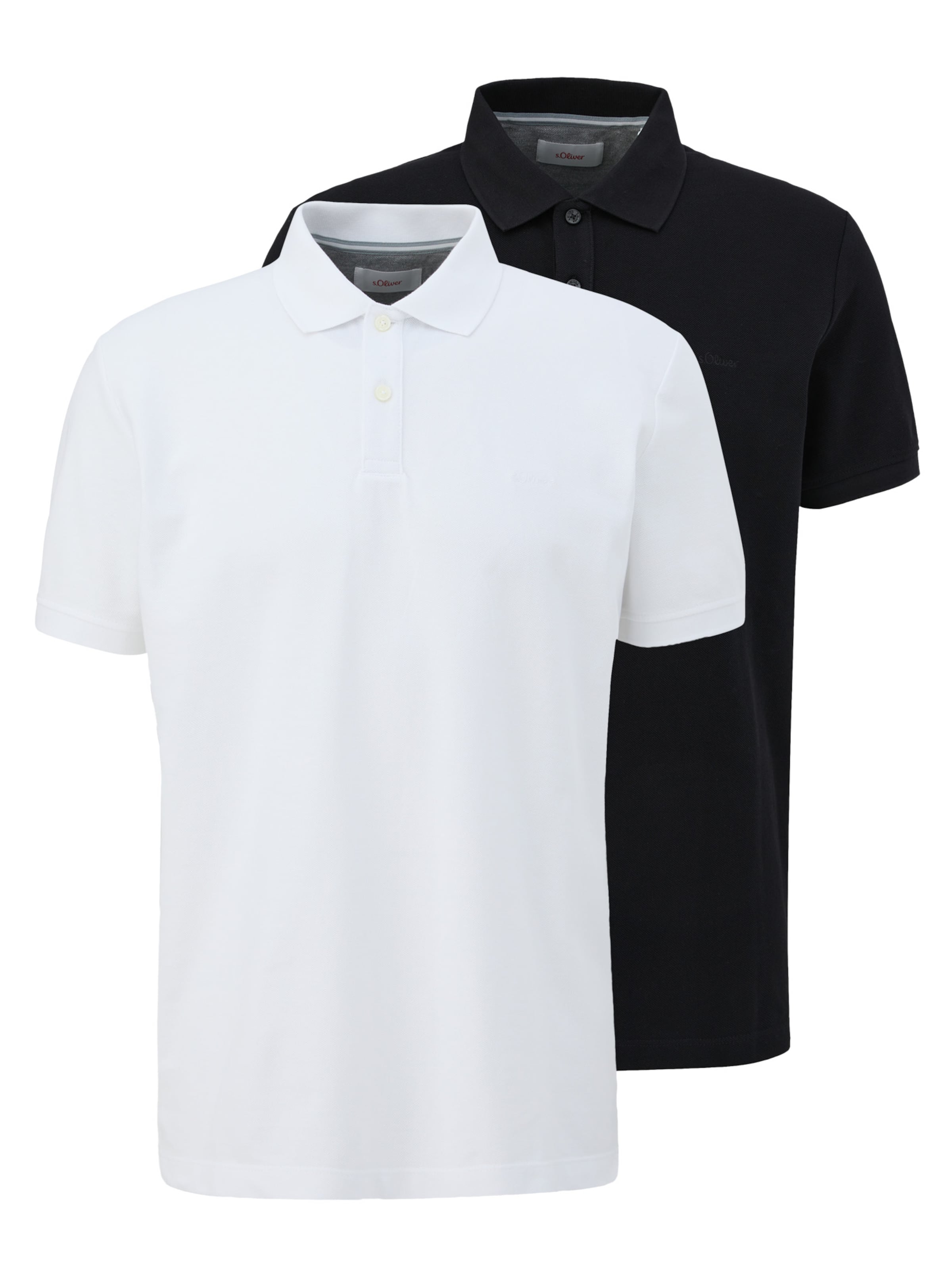 s.Oliver Футболка 'Basic' в крапчатом черном цвете
s.Oliver Футболка 'Basic' в крапчатом черном цвете