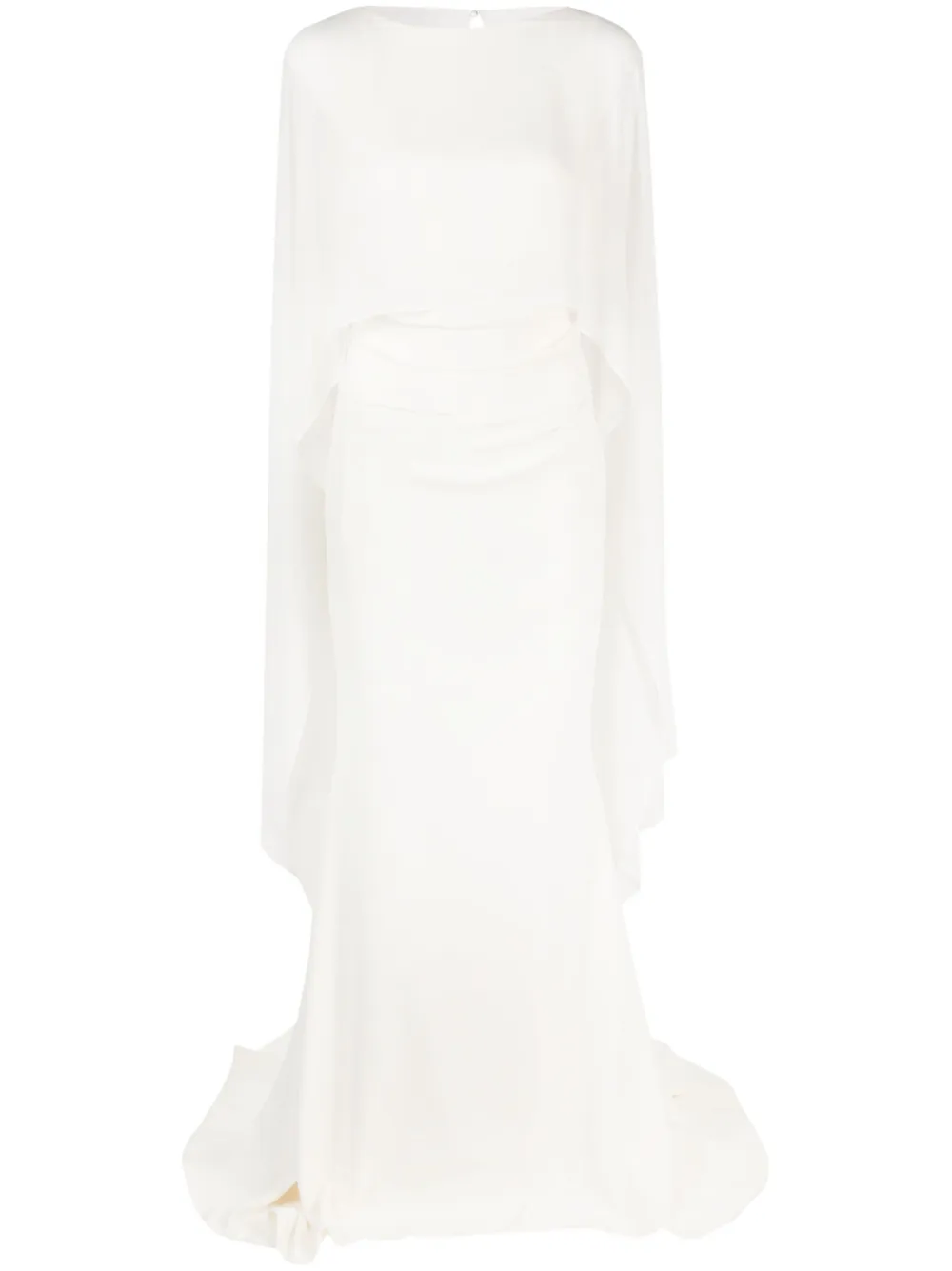 Длинное платье с кейпом Talbot Runhof, белый
Длинное платье с кейпом Talbot Runhof, белый