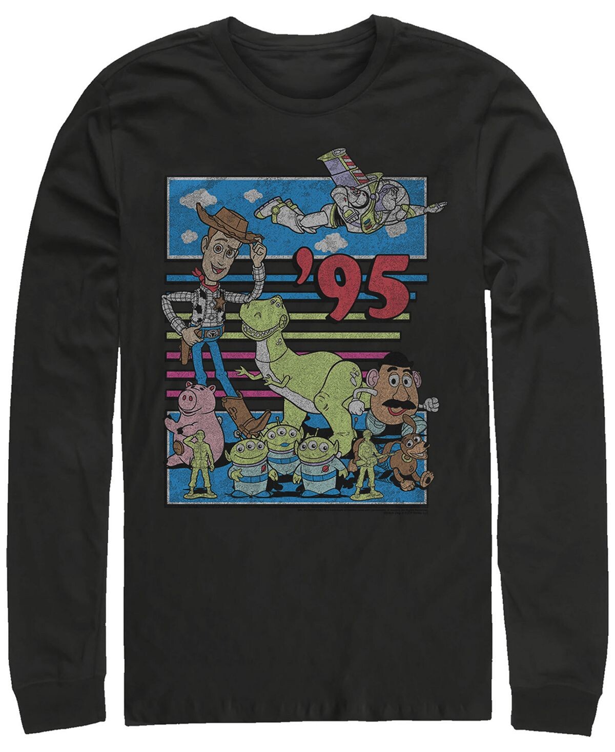 Мужская рваная футболка disney pixar история игрушек 95 в стиле ретро с длинным рукавом Fifth Sun, черный
Мужская рваная футболка disney pixar история игрушек 95 в стиле ретро с длинным рукавом Fifth Sun, черный