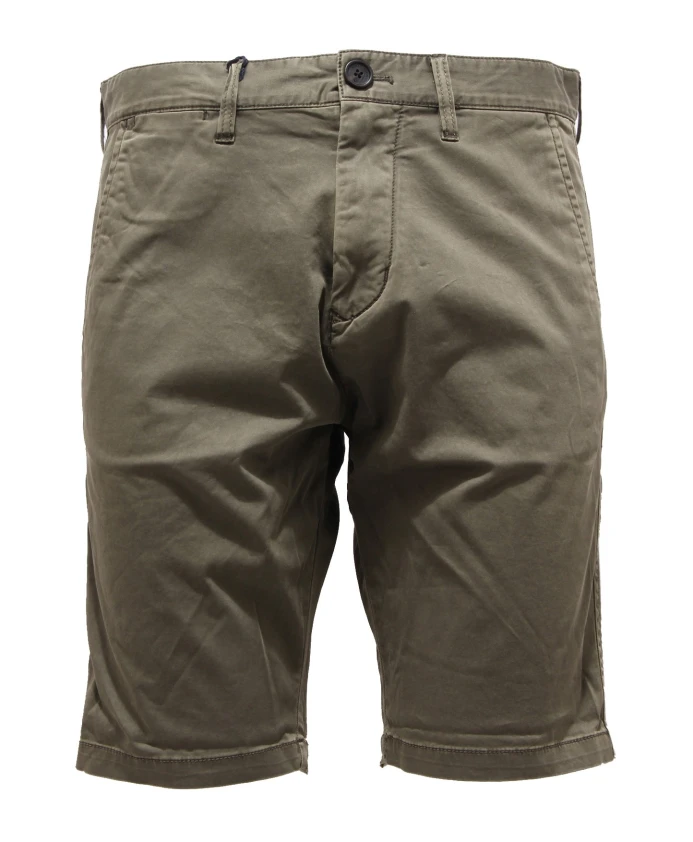 Хлопковые шорты-бермуды цвета хаки Armani, зеленый
Хлопковые шорты-бермуды цвета хаки Armani, зеленый