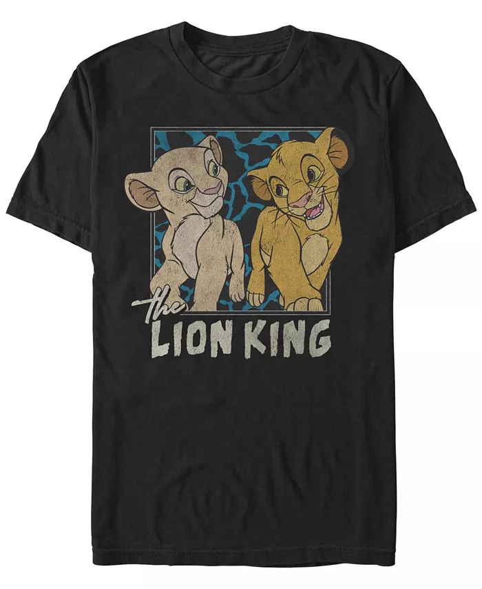 Мужская футболка с коротким рукавом Simba and Nala Lion King, черный
Мужская футболка с коротким рукавом Simba and Nala Lion King, черный