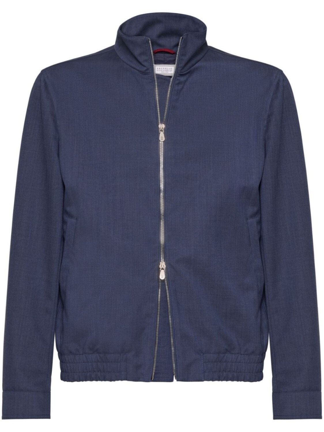 Бомбер на молнии Brunello Cucinelli, синий
Бомбер на молнии Brunello Cucinelli, синий