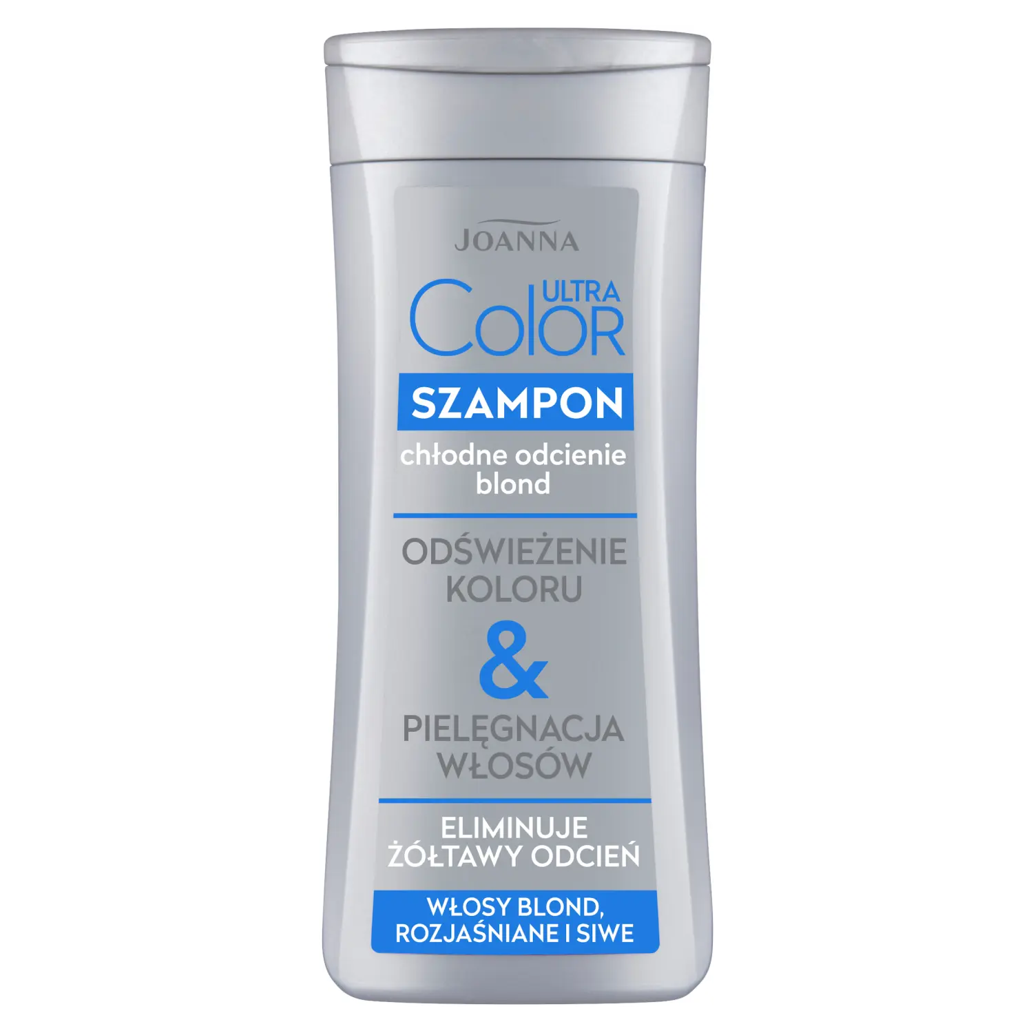 Joanna Ultra Color шампунь для светлых, седых или обесцвеченных волос, 200 мл
Joanna Ultra Color шампунь для светлых, седых или обесцвеченных волос, 200 мл