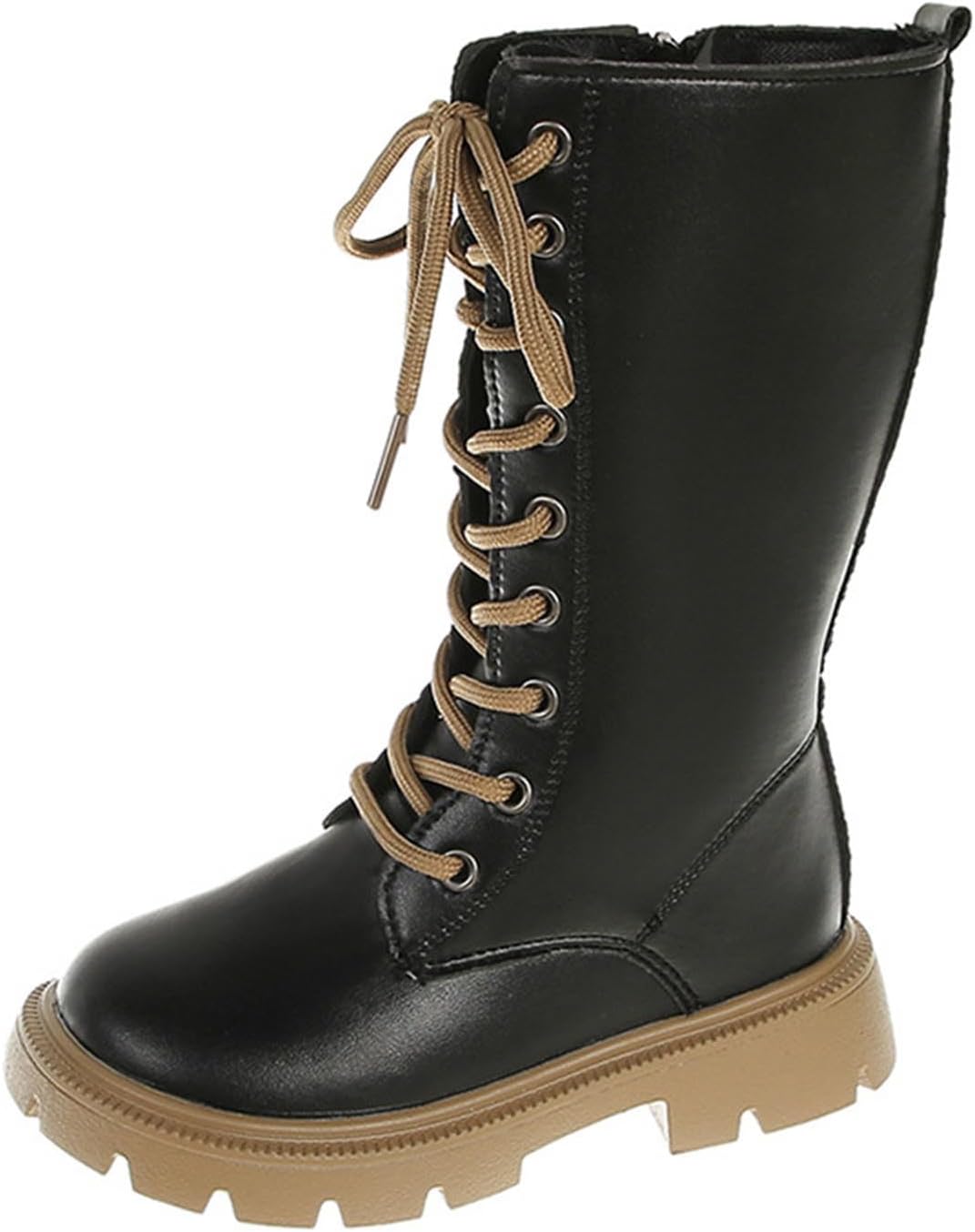 Детские модные высокие ботинки до колена для девочек, с шнуровкой, из искусственной кожи, боевые ботинки с боковой молнией, нескользящие водонепроницаемые Generic, Black
Детские модные высокие ботинки до колена для девочек, с шнуровкой, из искусственной кожи, боевые ботинки с боковой молнией, нескользящие водонепроницаемые Generic, Black