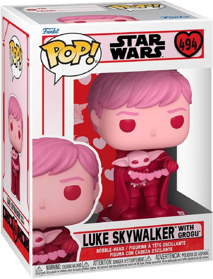 Фигурка Funko POP! Star Wars: Valentines - Luke Skywalker & Grogu
Фигурка Funko POP! Star Wars: Valentines - Luke Skywalker & Grogu