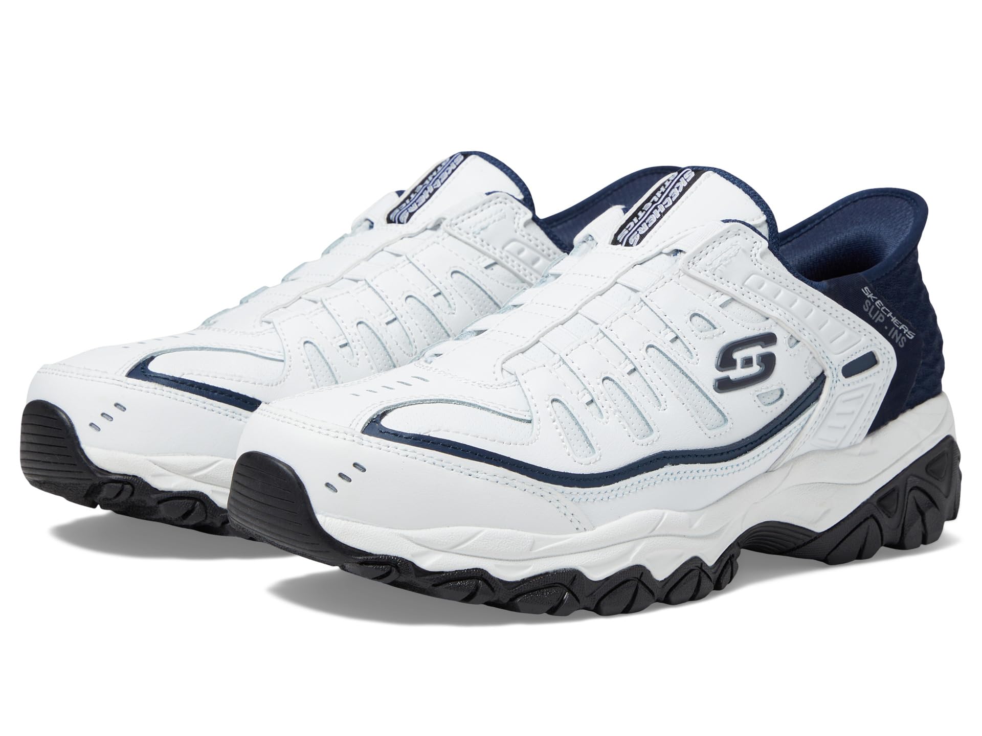Кроссовки SKECHERS Afterburn M. Fit Grill Captain Hands Free Slip-Ins, White/Navy
Кроссовки SKECHERS Afterburn M. Fit Grill Captain Hands Free Slip-Ins, White/Navy