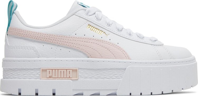 Кроссовки Puma Mayze Leather Jr White Chalk Pink, белый
Кроссовки Puma Mayze Leather Jr White Chalk Pink, белый