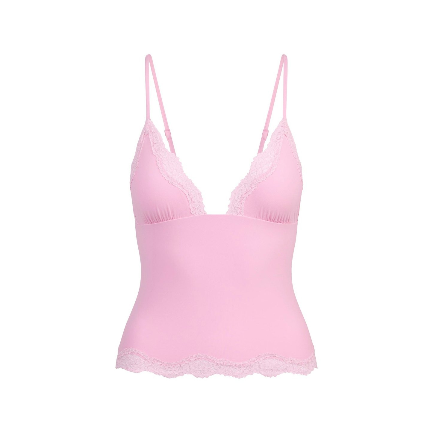 Майка Skims Fits Everybody Lace Triangle, розовый
Майка Skims Fits Everybody Lace Triangle, розовый